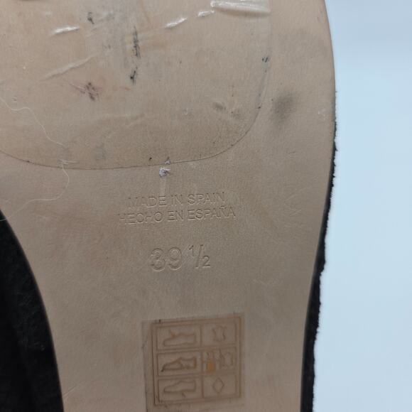 Free People At Ease Embossed Reptile Leather Loafers Size 9 39.5 New Mules - Picture 7 of 7